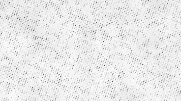 Black dots grid isolated on a white background, smoke effect, horizontal composition. Loop animation footage for graphic design. video