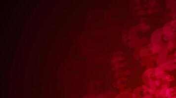 Red pound symbol shapes are moving from the bottom right of a gradient grid abstract background, horizontal composition. Finance motion graphic. Loop animation footage for graphic design. video