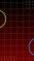 Background Animation Grid Interface with Dotted Circles video