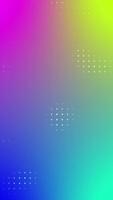 Abstract colorful gradient background with halftone animation video