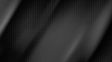 Black abstract fabric texture background moving dynamic and modern waves video