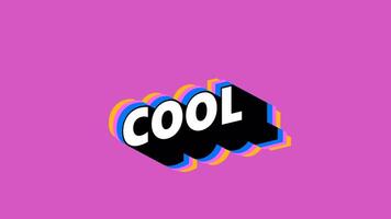 COOL Text in Graffiti Style with Color-Changing Background video