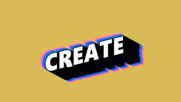 CREATE Text in Graffiti Style with Color-Changing Background video