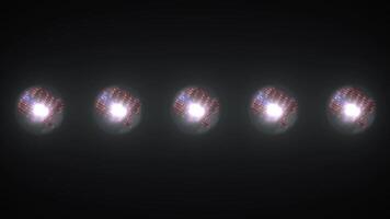 Seamless Loop of Fast Flashing Light on Dark Background video