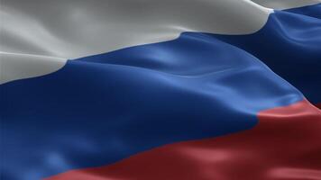 3D Realistic Loop Animation of Russia Flag video