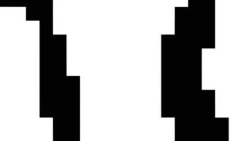 Square Pattern Transition Animation In Black And White video