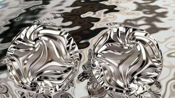 Unique Design, Floating Silver Spheres, Elegant Cinematic Template, Business Background, Exclusive, Reflection video