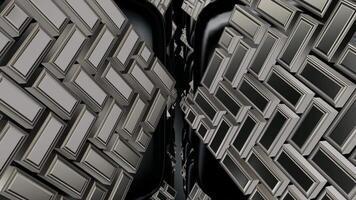 Elegant Template, Business Background, Black and Silver Figures, Unique Design, Reflection, Exclusive video