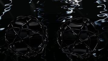 Reflection, Elite Cinematic Template, Business Background, Floating Black Spheres, Unique Design, Exclusive video