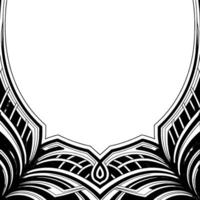 Art Deco Frame With Blank Space, Geometric vector