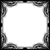 Art Deco Frame, Blank Space for Text or vector