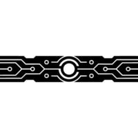 Abstract Circuit Board Element, Modern Tech Background vector
