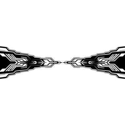 Futuristic Tech Abstract Black White Circuit , Minimalist Background