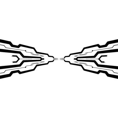 Abstract Circuitry Perspective on White, Futuristic Technology Background