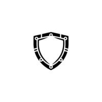 Digital Security Shield Modern Protection Concept vector