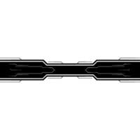 Futuristic Tech Banner Black Circuitry on Grayscale Background vector