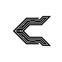 Abstract Circuitry , Modern Tech , Minimalist vector