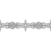 Elegant Celtic Knotwork Border on Gradient Background vector