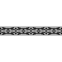 Geometric Black and White Border Modern , Elegant Texture, Background vector