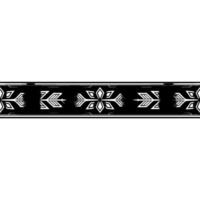 Geometric Silver Black Border on Gradient Background vector