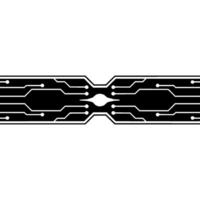 Futuristic Tech Circuit Board , Abstract Illustration vector