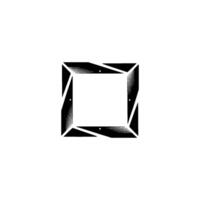 Abstract Geometric Square Frame, Minimalist vector