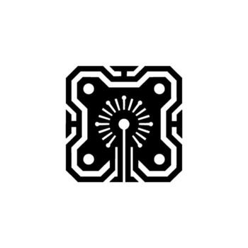 Abstract Circuitry Tech, Data, Modern Concept vector