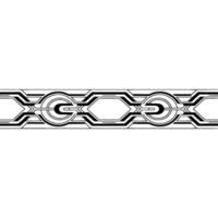 Geometric Art Deco Border on Gradient Background vector