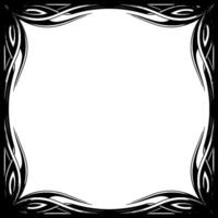 Elegant Celtic Frame With Negative Space, Illustration vector
