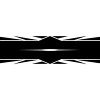 Abstract Black and White Geometric With Light Effect vector