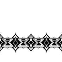 Art Deco Geometric Border Pattern on Light Grey Background vector