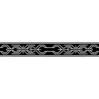 Abstract Tech Border Black White Circuitry on Gradient vector