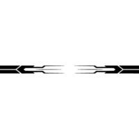 Minimalist Tech Arrow , Black on White Background vector