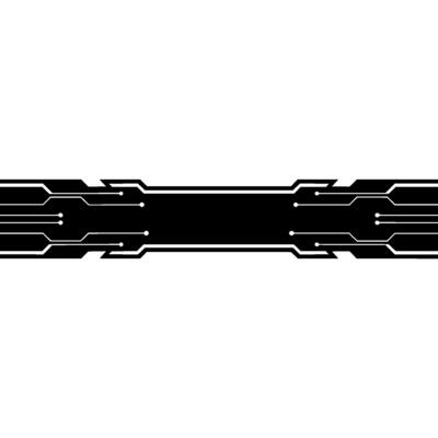 Abstract Circuit Board Black White Technology Background