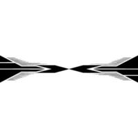 Modern Abstract Geometric in Black and White vector