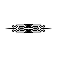 Minimalist Circuit Board , Technology , Modern Aesthetic vector