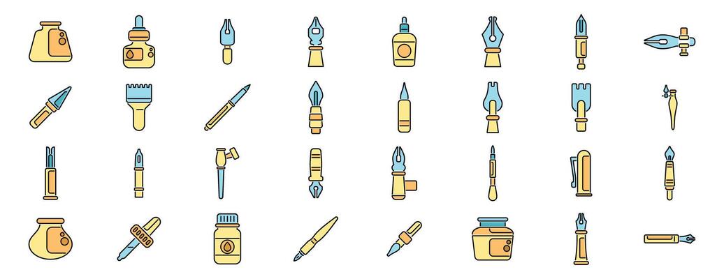 Calligraphy pens and ink set for elegant handwriting and artistic lettering