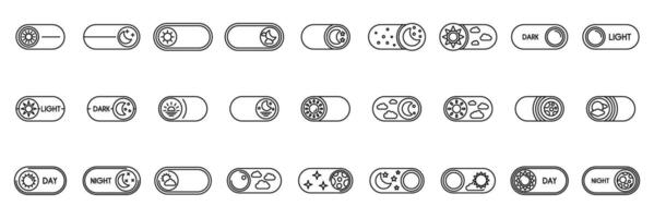 A set of different types of wheels and wheels vector