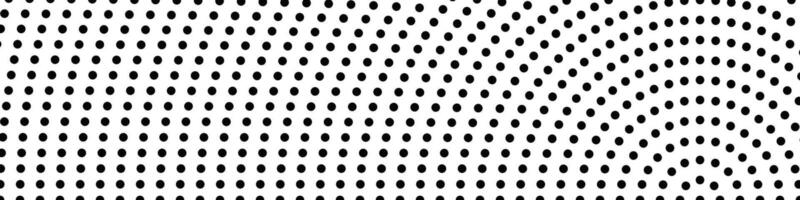 Geometric monochrome halftone dot pattern background design vector