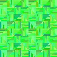 Green abstract seamless striped triangle mosaic tile pattern background - wall design vector