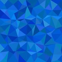 Blue abstract triangle tiled background vector