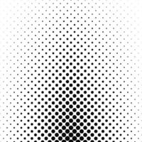 Abstract monochrome circle pattern background vector