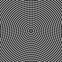 Monochrome retro circle pattern background - abstract graphic vector