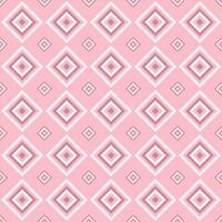 Seamless geometric square pattern background - pink design vector
