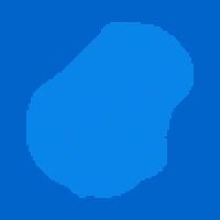 Blue halftone dot outline map background of Nauru vector