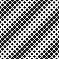 Geometrical abstract square pattern background - black and white graphic from diagonal squares vector