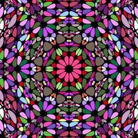 Geometrical curved stone mosaic pattern background design vector