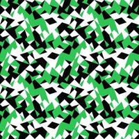 A green and black pattern with squares vector
