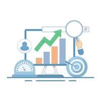 SEO optimization concept. Search Engine Optimization, campaign for homepage website. website search results, advertising or marketing to improve web ranking. vector