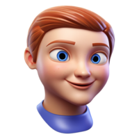 3D Cartoon Profile Icon, Fun Character Avatar Design png